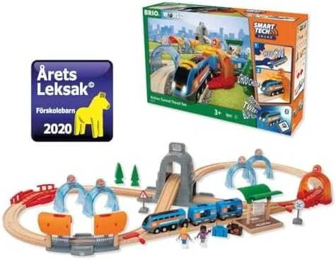 Brio Railway BRIO traukinio bėgių rinkinys Smart Tech Deluxe, 33972