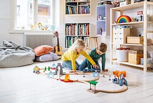 Brio Railway BRIO traukinio bėgių rinkinys Smart Tech Deluxe, 33972