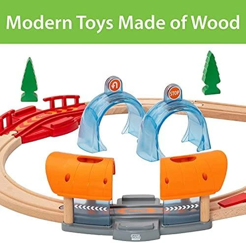 Brio Railway BRIO traukinio bėgių rinkinys Smart Tech Deluxe, 33972