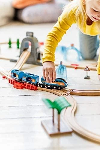 Brio Railway BRIO traukinio bėgių rinkinys Smart Tech Deluxe, 33972