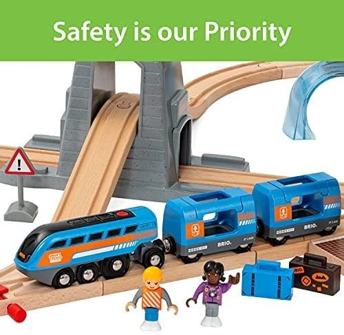 Brio Railway BRIO traukinio bėgių rinkinys Smart Tech Deluxe, 33972