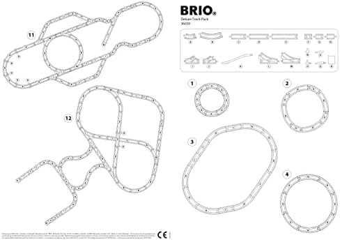 Ravensburger Traukinių ir bėgių rinkinys Brio Deluxe