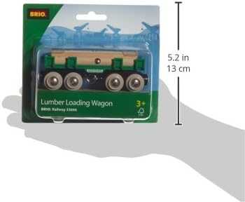 Brio Railway BRIO vagonas medienai vežti 33696