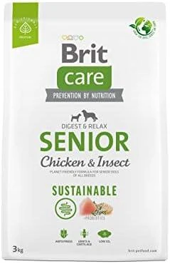 Brit Care SS Senior vištiena&Insect NAUJIENA 3kg