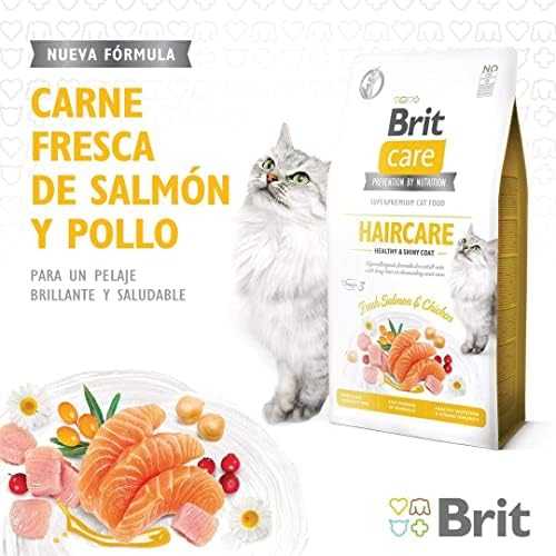 Brit Care Cat GF Haircare Healthy&Shiny Coat (lašiša&vištiena) 7kg