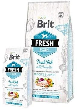 Brit Fresh Dog žuvis su moliūgu Suaugęs Didelis 2,5kg