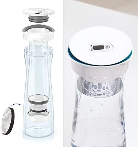 Vandenį filtruojantis grafinas Brita Fill&Serve Mind 1.3L (Baltas/Pilkas)