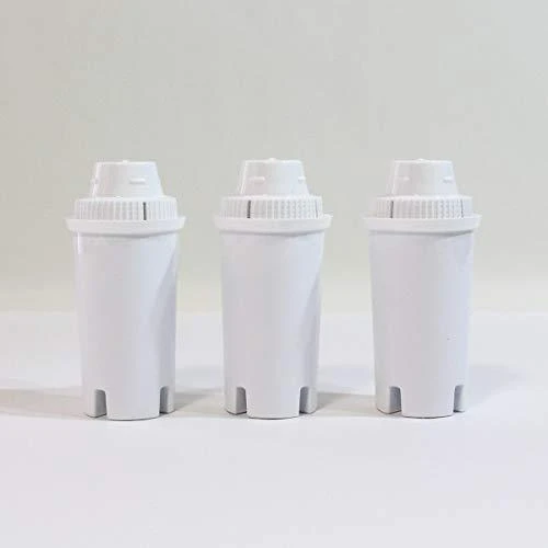 Brita Classic 3-Pack - 3 Cartucce Filtranti Per Acqua E Bollitori, Riduci Calcare E Metalli, 100L Cad.