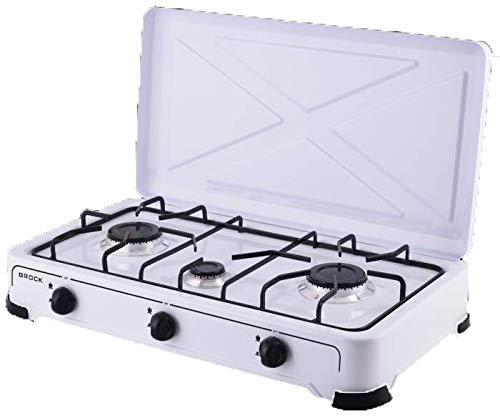 Kaitlentė Brock Trijų degiklių dujinė viryklė GS003W Brock balta