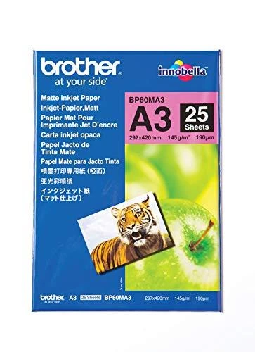 BROTHER MATINIS RAŠALINIS POPIERIUS A3 (25SH)