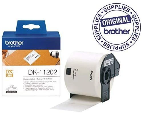 Brother Brolis | DK-11202 Siuntimo etiketės | Baltas | DK | 62mm x 100mm