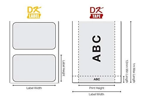 Brother Brolis | DK-11209 Mažos adresų etiketės | Baltas | DK | 29 mm x 62 mm