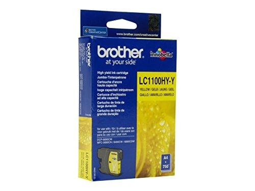Brother LC-1100HYY rašalo kasetė Originalus Geltona 1 vnt