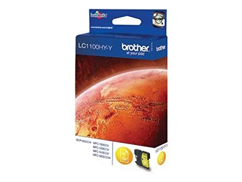 Brother LC-1100HYY rašalo kasetė Originalus Geltona 1 vnt