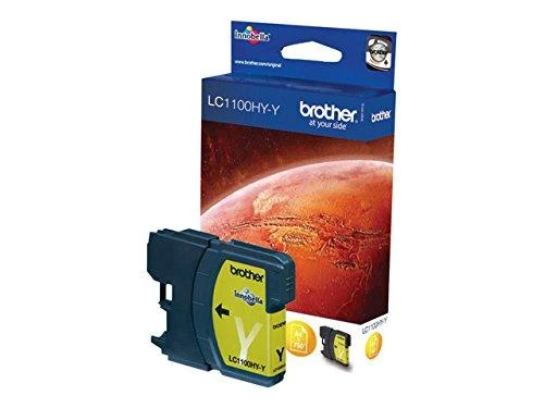 Brother Brolis rašalo kasetė geltona LC-1100HYY