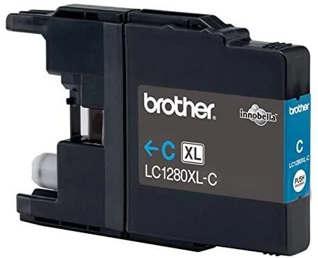 „Brother“ rašalo kasetė LC-1280XLM (rausvai raudona)