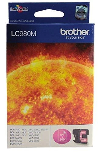 BROTHER LC-980M TONERIS MAGENTA 260P