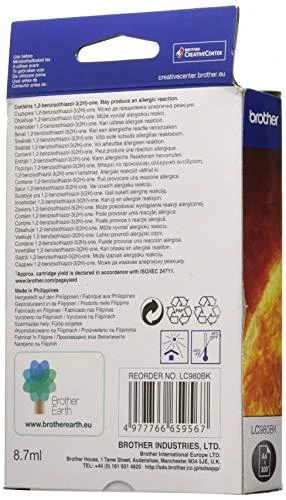 BROTHER LC-980BK TONERIS Juodas 300P