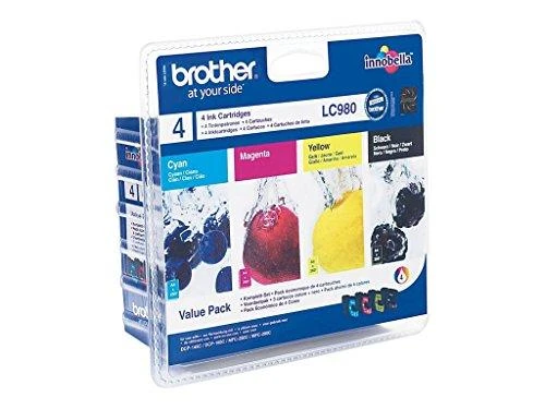 Rašalo kasetė Brother LC980 CMYK | DCP145C/ DCP165C/ MFC250C/MFC290C