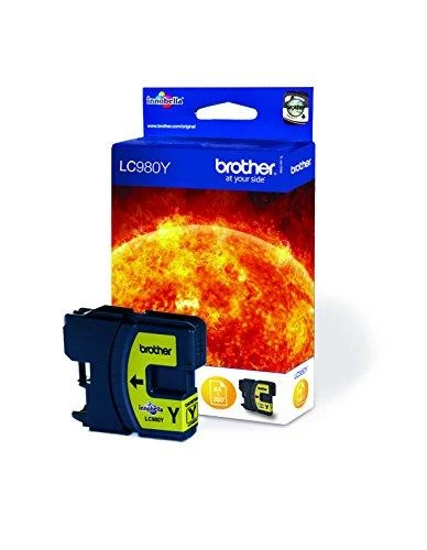 BROTHER LC-980Y TONERIS Geltonas 260P