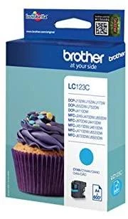 Rašalo kasetė Brother LC-121C, žalsvai mėlyna