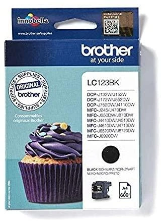 Brother LC123BK | Ink Cartridge | Juodas
