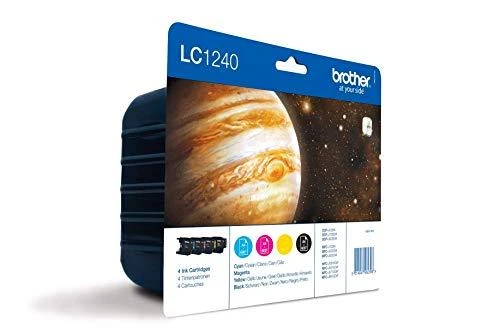 Rak Brother originalių užtaisų rinkinys LC-1240 (žalsvai mėlyna, geltona, juoda)