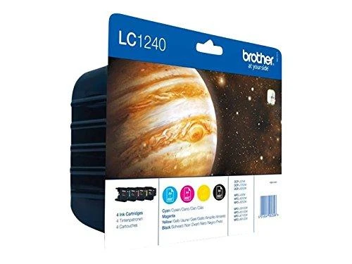 Rak Brother originalių užtaisų rinkinys LC-1240 (žalsvai mėlyna, geltona, juoda)