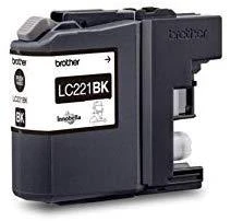 Brother LC-221BK rašalo kasetė Originalus Juoda 1 vnt