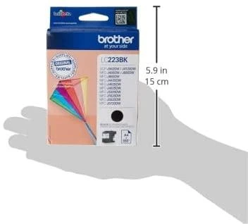 Brother Brolis LC-223BK | Rašalo kasetė | Juodas