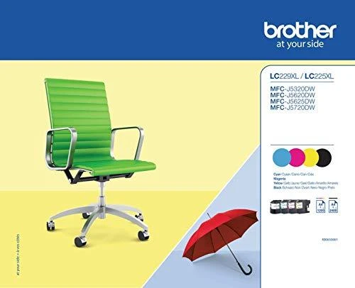 Pack Brother LC229XLVALBP CMYK lizdinė plokštelė MFCJ 5320DW/5600 Series/5620DW/5625DW
