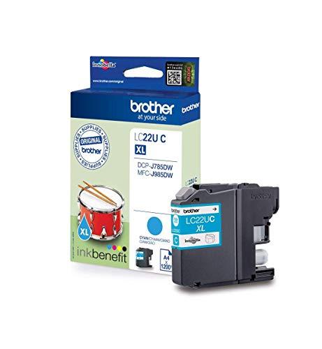BROTHER LC22UC Ink cyan 1200pages