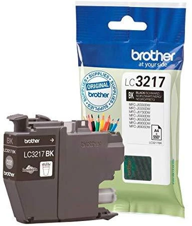 BROTHER LC3217BK Juodas INK CARTRIDGE, 550P