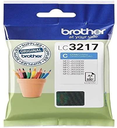 Originalus rašalas Brother LC-3217C, žalsvai mėlynas