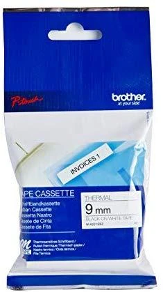 Brother P-touch M-K221SBZ;balta/juoda 4m (9 mm)