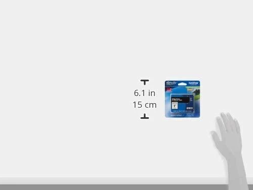 Brother | TZe-355 Laminated Tape | Baltas on Juodas | TZe | 8 m | 2.4 cm