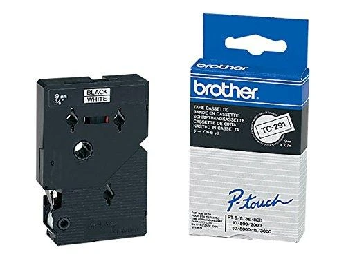 Brother taśma balta TC-241 nadruk juoda