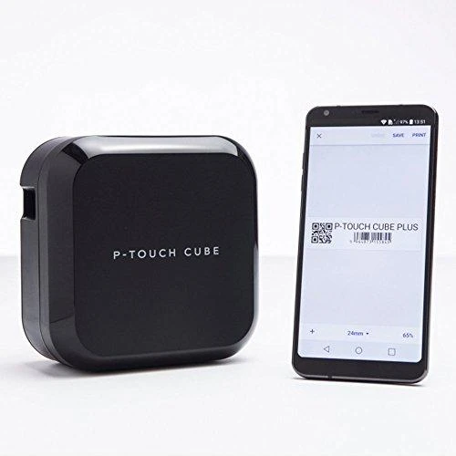 BROTHER PT-P710BT CUBE PLUS, LABEL THERMO Spausdintuvas PORTABLE, USB, BT (Juodas)