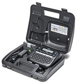 Etiketės spausdintuvas - Brother P-touch D210VP Terminis perdavimas, QWERTZ klaviatūra, 12mm