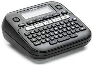 Etiketės spausdintuvas - Brother P-touch D210VP Terminis perdavimas, QWERTZ klaviatūra, 12mm