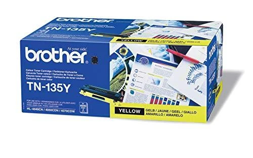 BROTHER TN-135Y TONER Geltonas 4000P