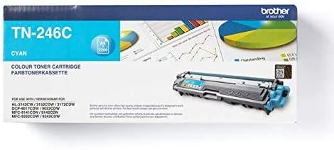 Brother TN-246C tonerio kasetė Originalus Žydras 1 vnt