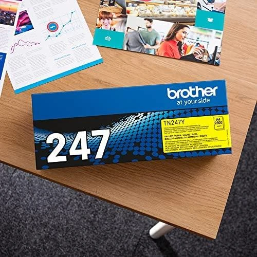 BROTHER TN-247C Geltonas tonerio kasetė, 2300 puslapių