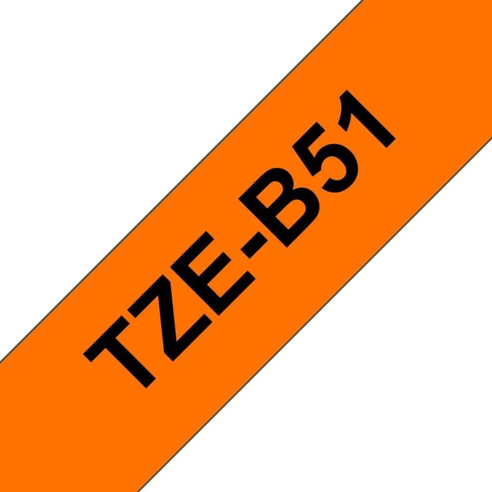 Brother BROLIS TZB51 24 Juodas ON Oranžinis