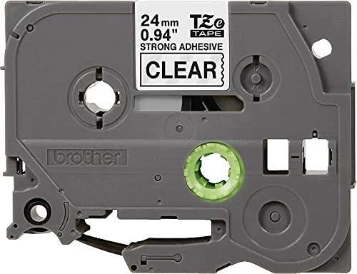 Brother TZe-S151 stipri lipni laminuota juosta Juodas ant Clear, TZe, 8 m, 2,4 cm