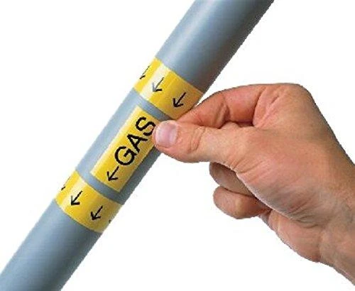 Brother | TZe-S641 Strong Adhesive Laminated Tape | Juodas on Geltona | TZe | 8 m | 1.8 cm