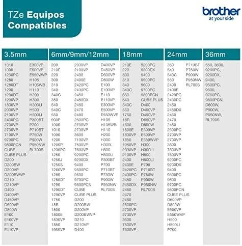 Brother TZE-261CIV etiketė