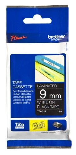 Brother | TZe-641 Laminated Tape | Juodas On Geltona | TZe | 8 m | 1.8 cm