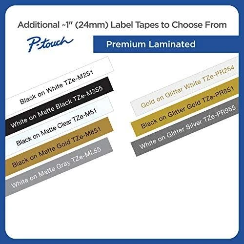 BROTHER TZE-PR955 24 Baltas ON Sidabrinis TAPE