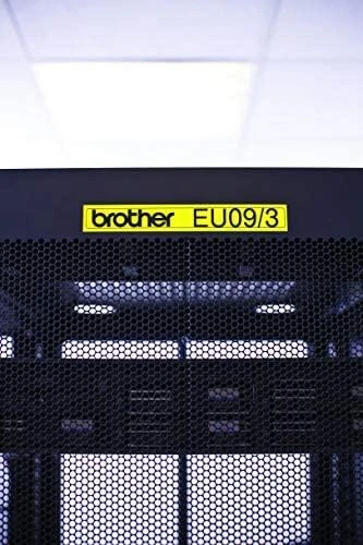 BROTHER TZES651 24 Juodas ON Geltonas STR.